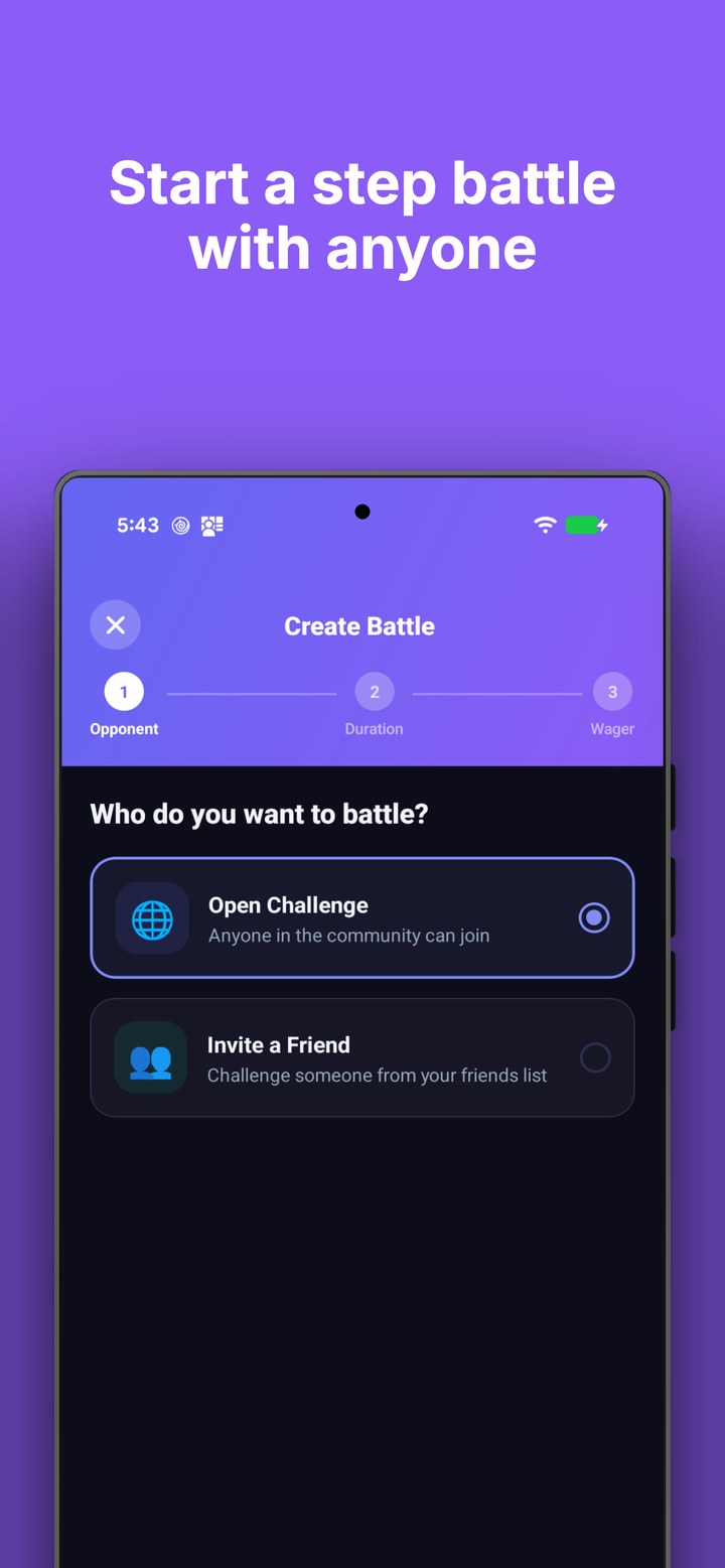 StepBattle create a battle